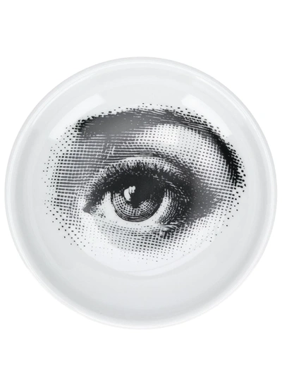 Fornasetti Lina Cavalieri-print Trinket Tray In White