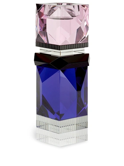 Reflections Copenhagen Miami Crystal Tealight Holder 19.8cm 1 Size In Pink