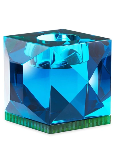 Reflections Copenhagen Ophelia Tea-light Holder In Azure, Green