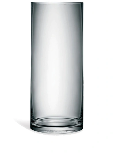 Lsa International Column Medium Glass Vase In Neutrals