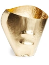 Tom Dixon Hammered Bash Vase In Gold