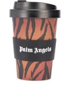 PALM ANGELS TIGER STRIPE THERMAL CUP