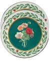 La Doublej Posie Dessert Plates (set Of 2) In Green