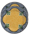 La Doublej Graniglia Dessert Plates (set Of 2) In Yellow