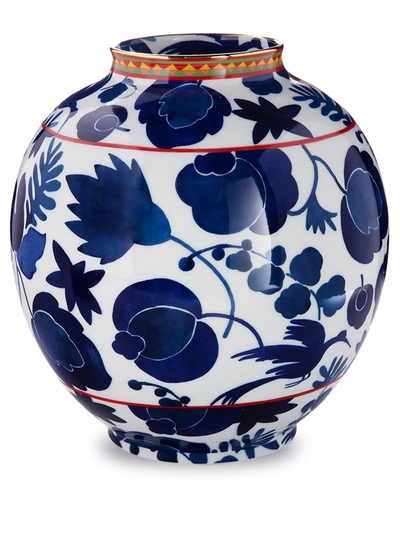 La Doublej Wildbird Bubble Vase (23cm) In Blue