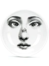 Fornasetti Face-print Ashtray (12cm) In White