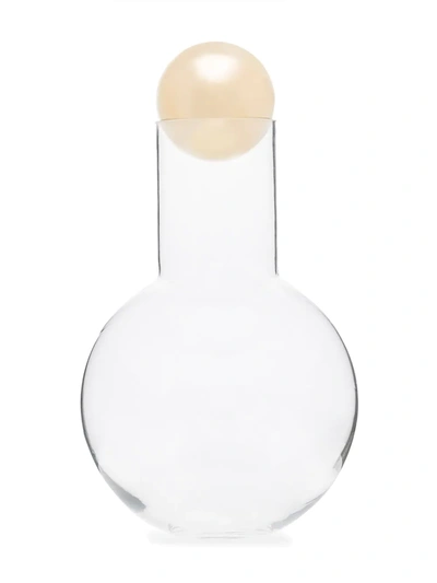 Anna Karlin Glass Decanter In White