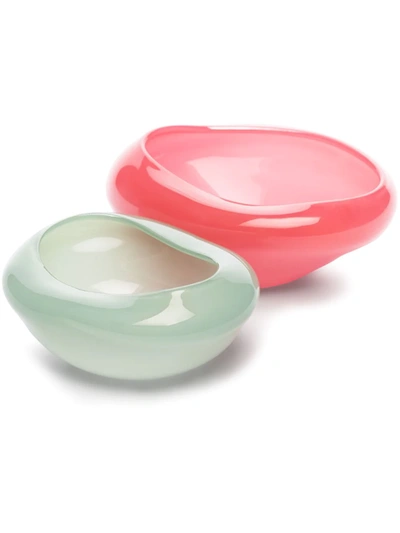 Helle Mardahl Candy Dish Glass Set In Multicolour