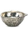 Parts Of Four Single Pour Bronze Bowl In Metallic