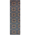 La Doublej Confetti-print Linen Runner In Blue