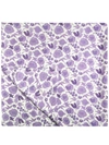 La Doublej Dinner Napkin Set - Wildbird Viola Small In Purple