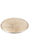 Werkstatt:münchen Oval Silver Tray (19cm) In Gold