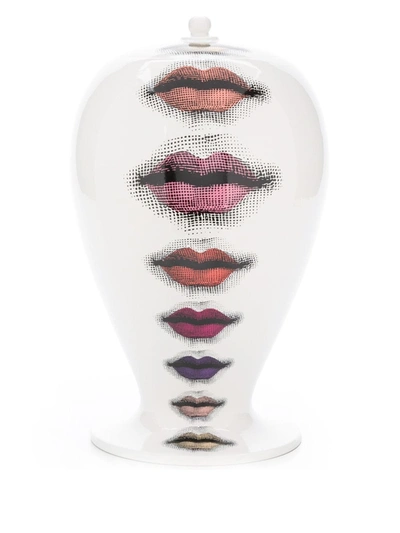 Fornasetti Vase Rossetti Lips In Multicolour