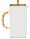 L'objet Porcelain French Coffee Press In White