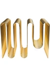 Aytm Curva Magazine Holder In Gold