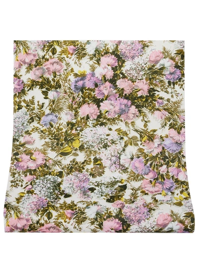 Gucci Thistle-print Wallpaper In Pink