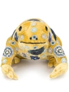 ANKE DRECHSEL EMBROIDERED FROG SOFT TOY