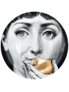 Fornasetti Tema E Variazioni Apple Plate In White