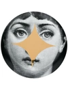 Fornasetti T&v 'diamante' Wall Plate In White