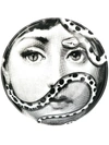 Fornasetti Tema E Variazioni N.383 Ceramic Ashtray In Black