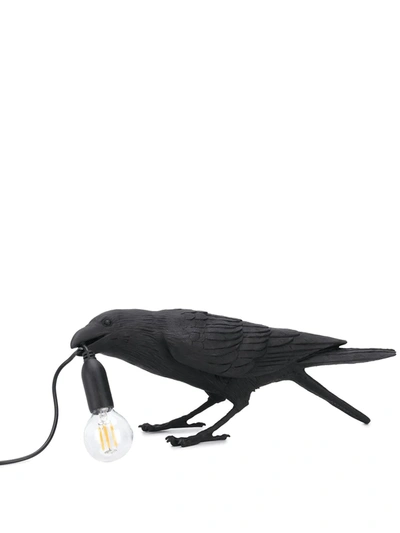 Seletti Bird Lamp In Black