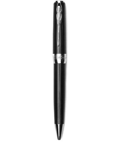 Pineider Full Metal Jacket Ballpoint Pen In Black