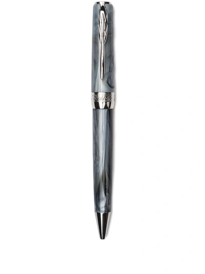 Pineider Full Metal Jacket Ballpoint Pen In Grey