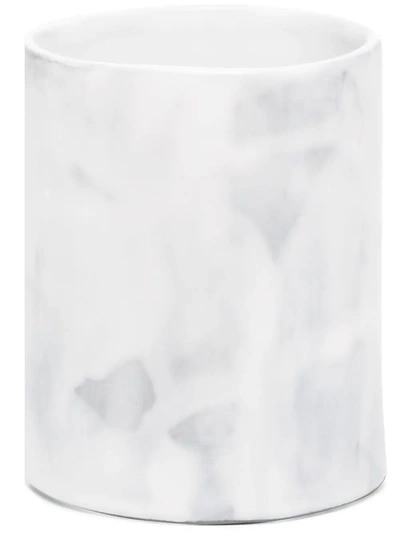 Off-white Glossy Ceramic Glass In White