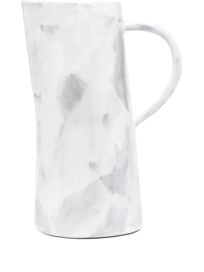 Off-white Ceramic Water Jug In White