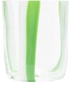 Carlo Moretti Abstract Stripe Print Glass In White