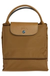 Longchamp Le Pliage Club Expandable Travel Bag In Khaki