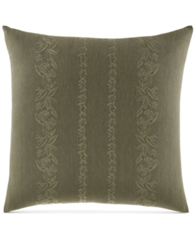 Tommy Bahama Home Nador Embroidered 18" Square Decorative Pillow