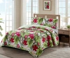 WELCOME INDUSTRIAL PARADISE PALM 2 PIECE QUILT SET TWIN