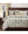 POLOGEAR MALTA GOLD 6 PIECE KING LUXURY DUVET SET BEDDING