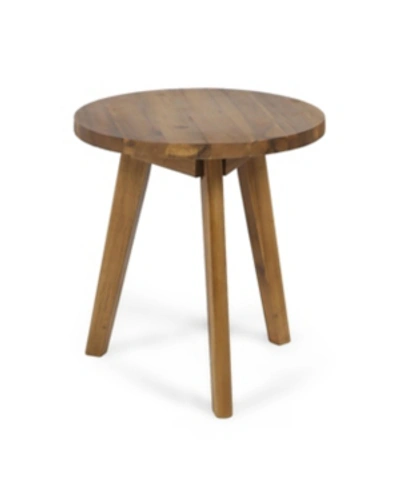 Noble House Marina Side Table In Brown