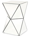 NOBLE HOUSE KALIN MIRRORED SIDE TABLE