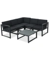 Noble House Lore 6-pc. Outdoor Sofa Set