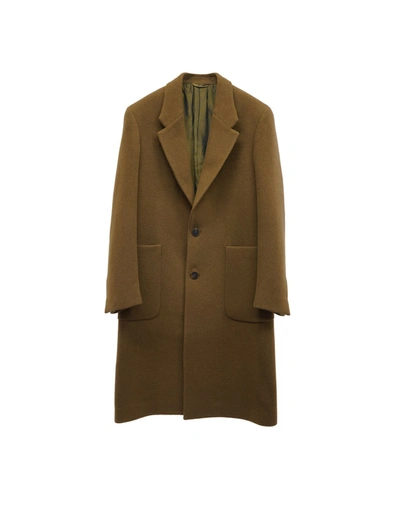 Ermenegildo Zegna X Fear Of God Wool Single Breasted Coat In Brown
