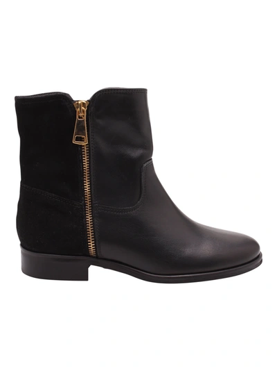 Islo Amalia Leather Boots In Black