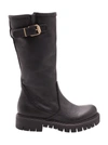 Islo Altea Leather Boots In Black