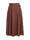 PS BY PAUL SMITH PLEATED SKIRT,11578984