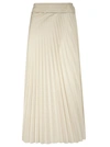 MONCLER PLEATED BELTED SKIRT,11578977