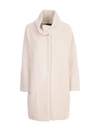 Antonelli Textured Wool-mix Coat In Beige