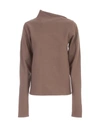 LEMAIRE ASYMETRICAL COLLAR SWEATER,11578653