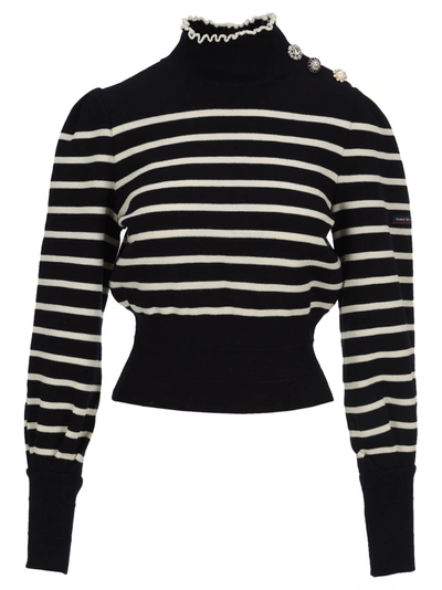 Marc Jacobs Armor Lux X The Breton  In Navy Stripes