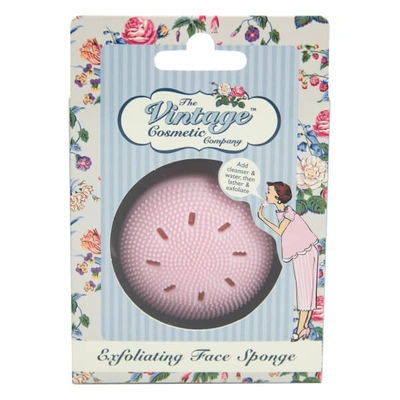 The Vintage Cosmetic Company Exfoliating Face Sponge - Pink