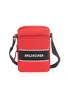 BALENCIAGA SMALL BAG IN RED RECYCLED NYLON