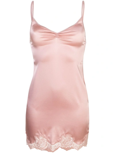 Fleur Du Mal James V-neck Slip In Pink