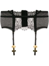 Maison Close Inspiration Divine Suspenders In Black