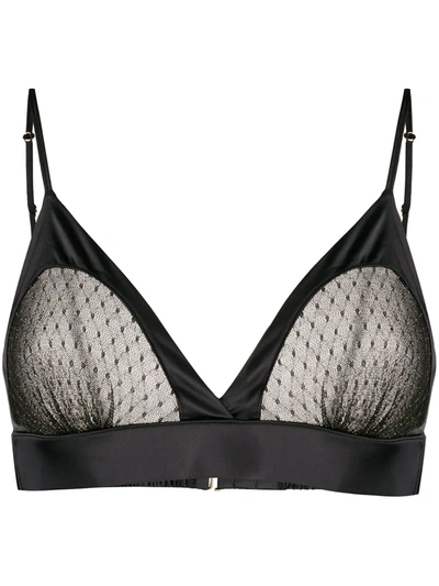 Maison Close Sage Decision Triangle Bra In Black